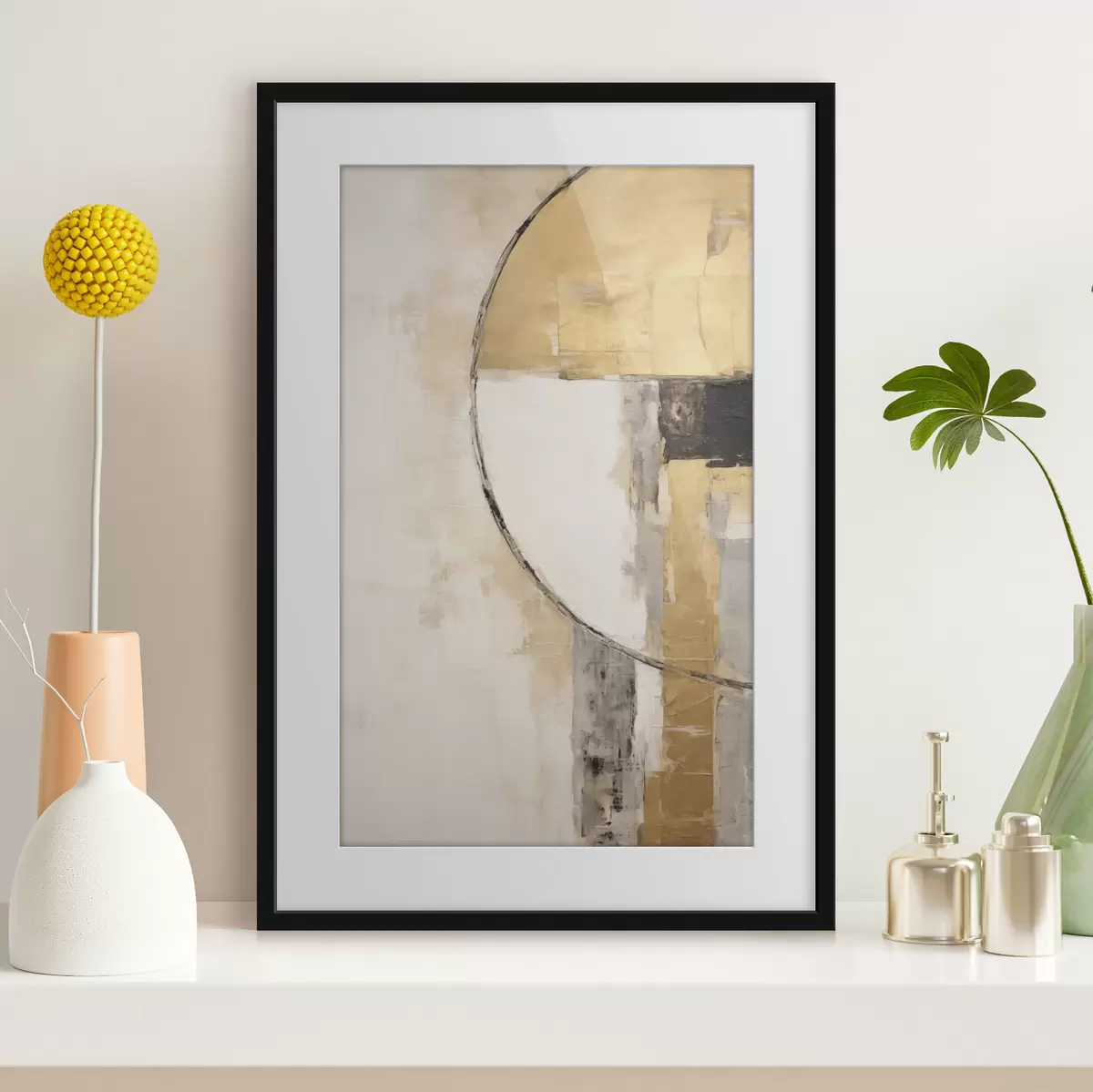 Poster Composizione astratta con forme geometriche f50416