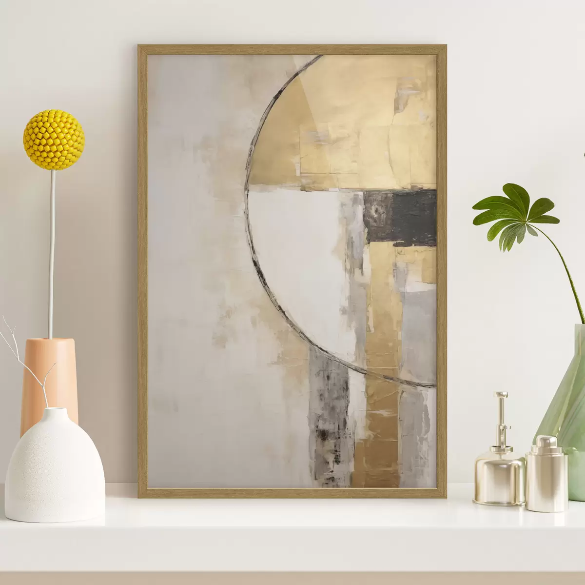 Poster Composizione astratta con forme geometriche f50416