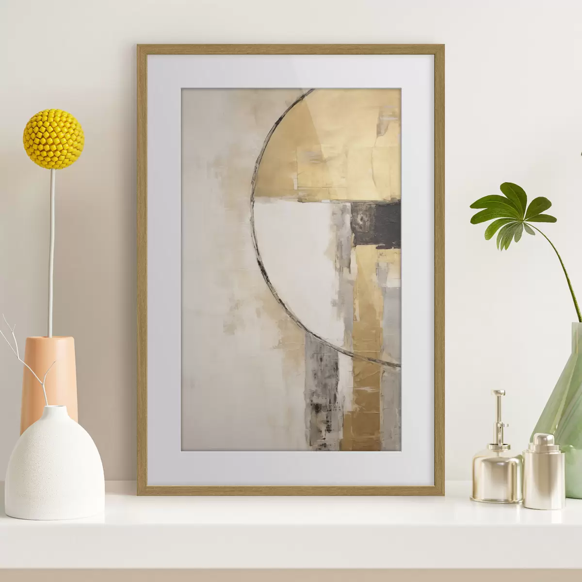 Poster Composizione astratta con forme geometriche f50416