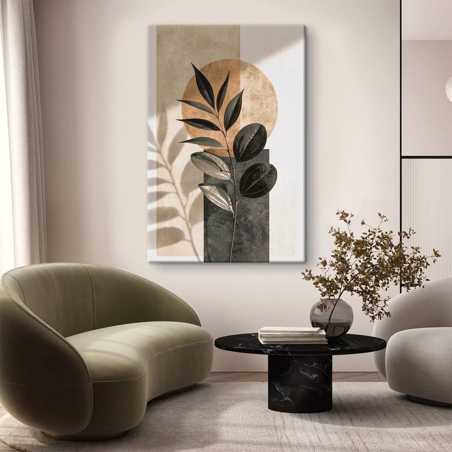 Quadro Ramo con forme geometriche nr. s50461