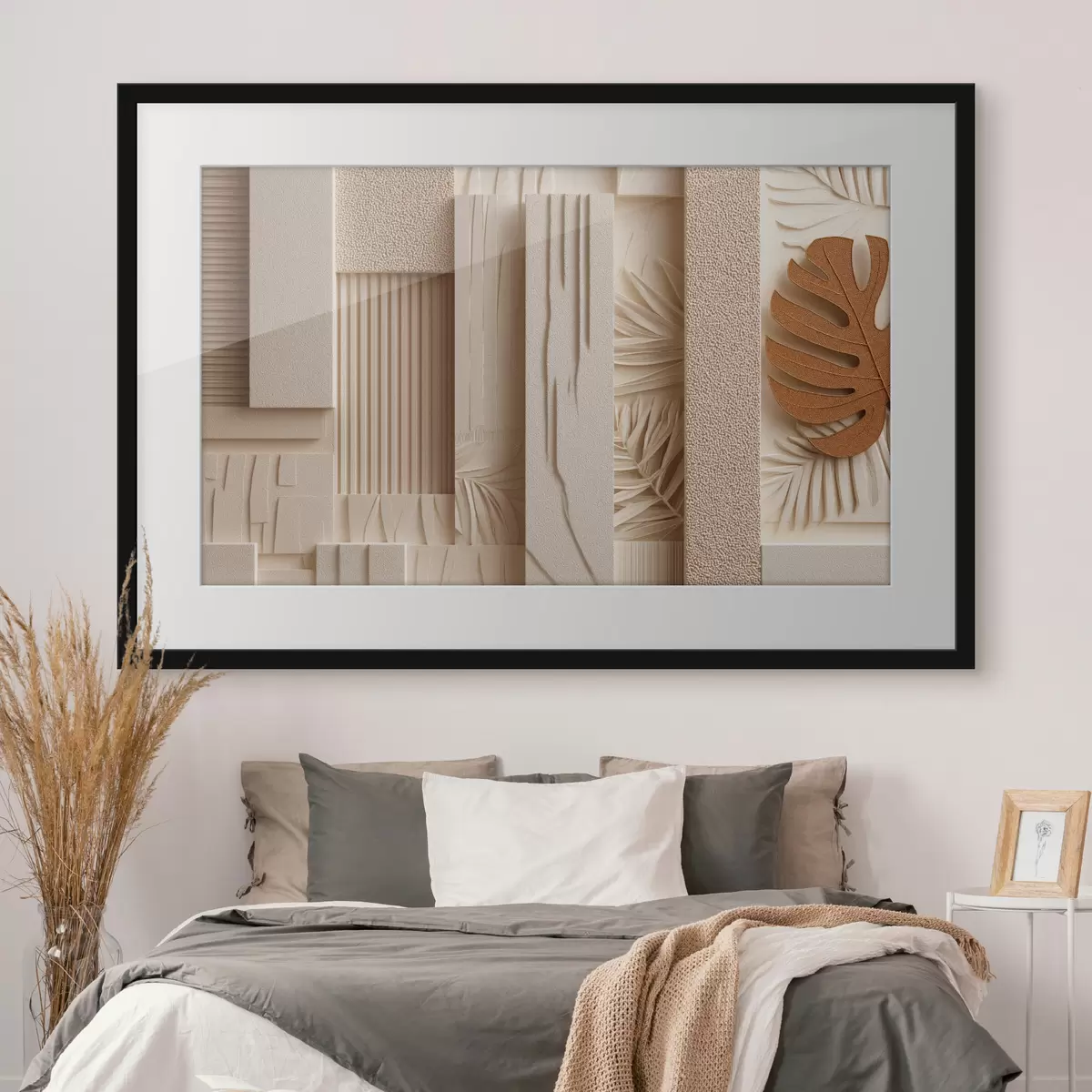 Poster Pannelli decorativi con foglie tropicali f50441