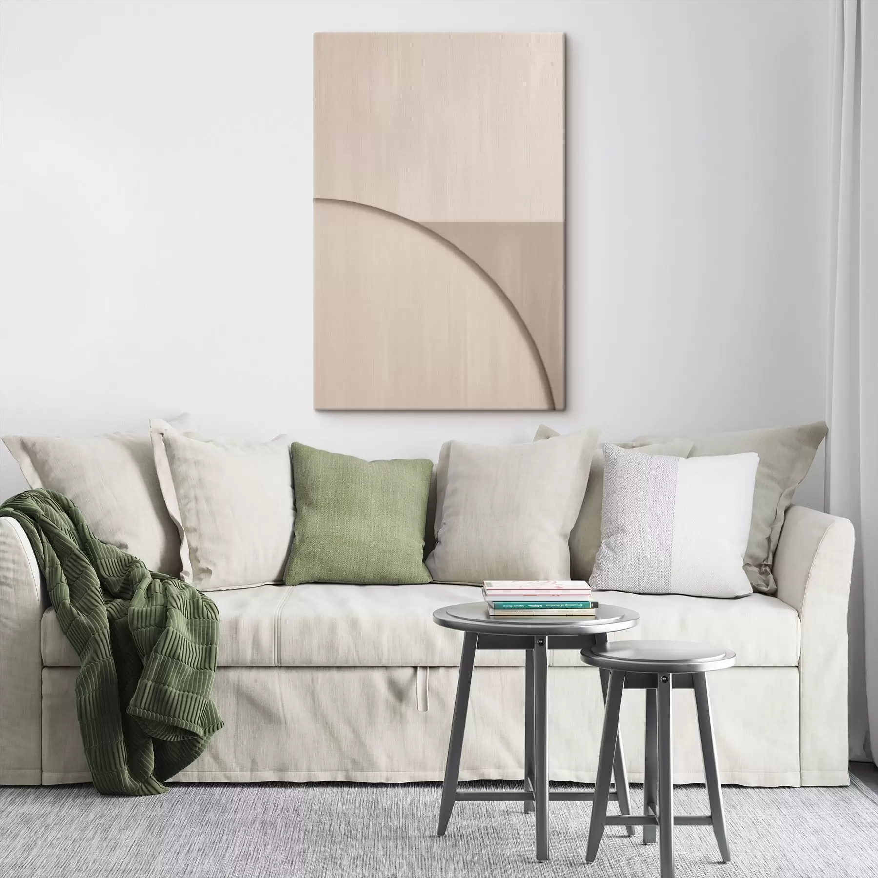 carta da parati Composizione minimalista nei toni del beige nr. s50398