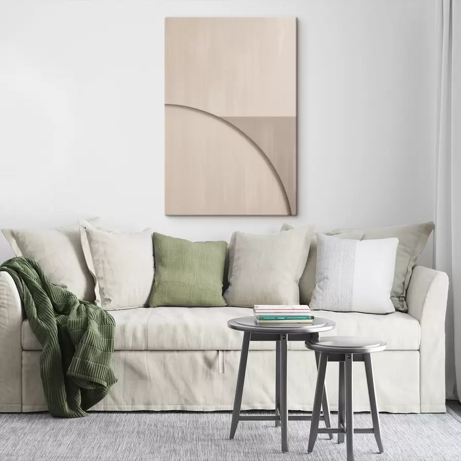 carta da parati Composizione minimalista nei toni del beige nr. s50398