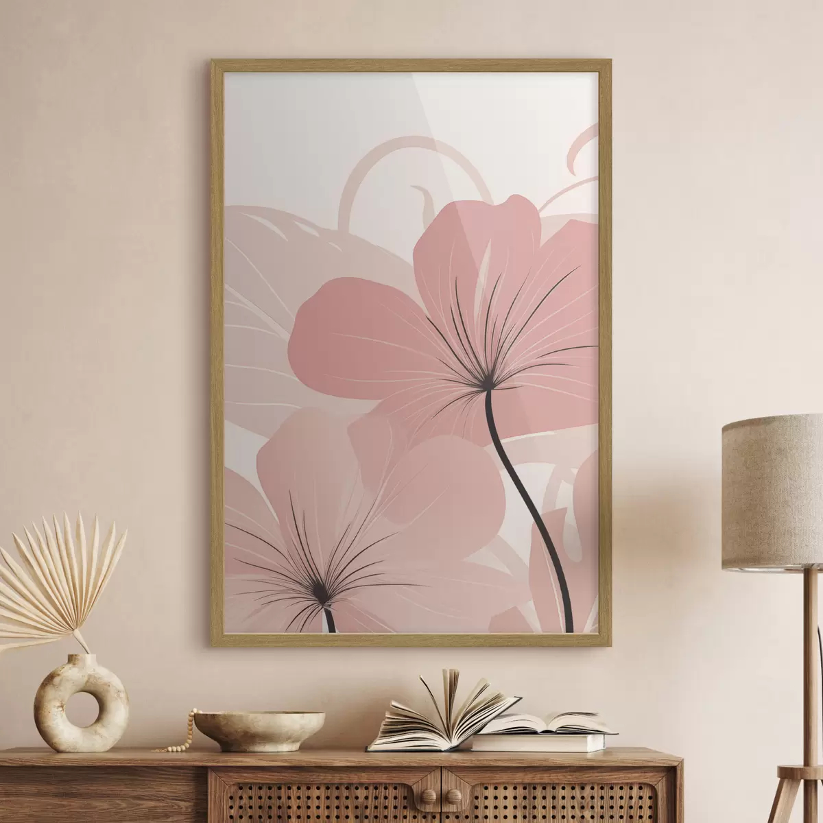 Poster Petali delicati in polvere f50390