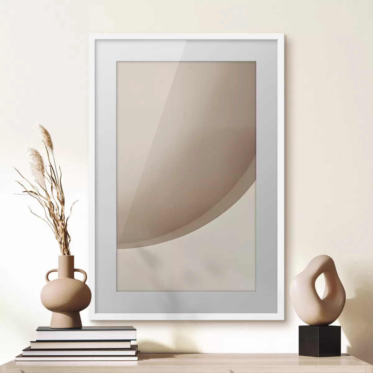 Poster Curva astratta di sabbia f50394