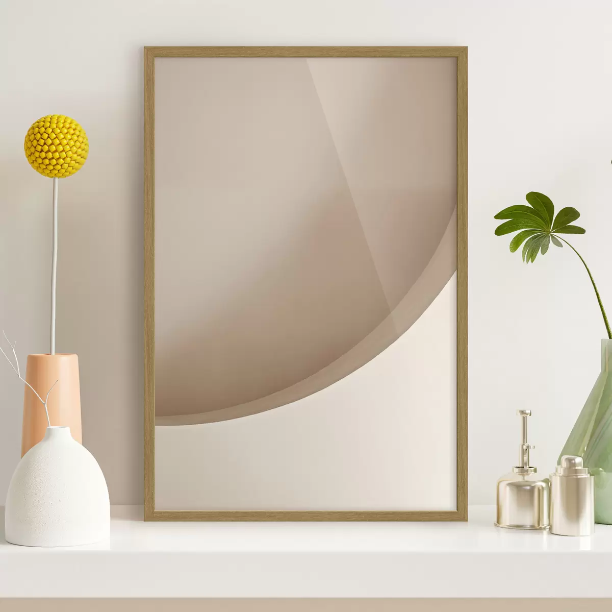 Poster Curva astratta di sabbia f50394