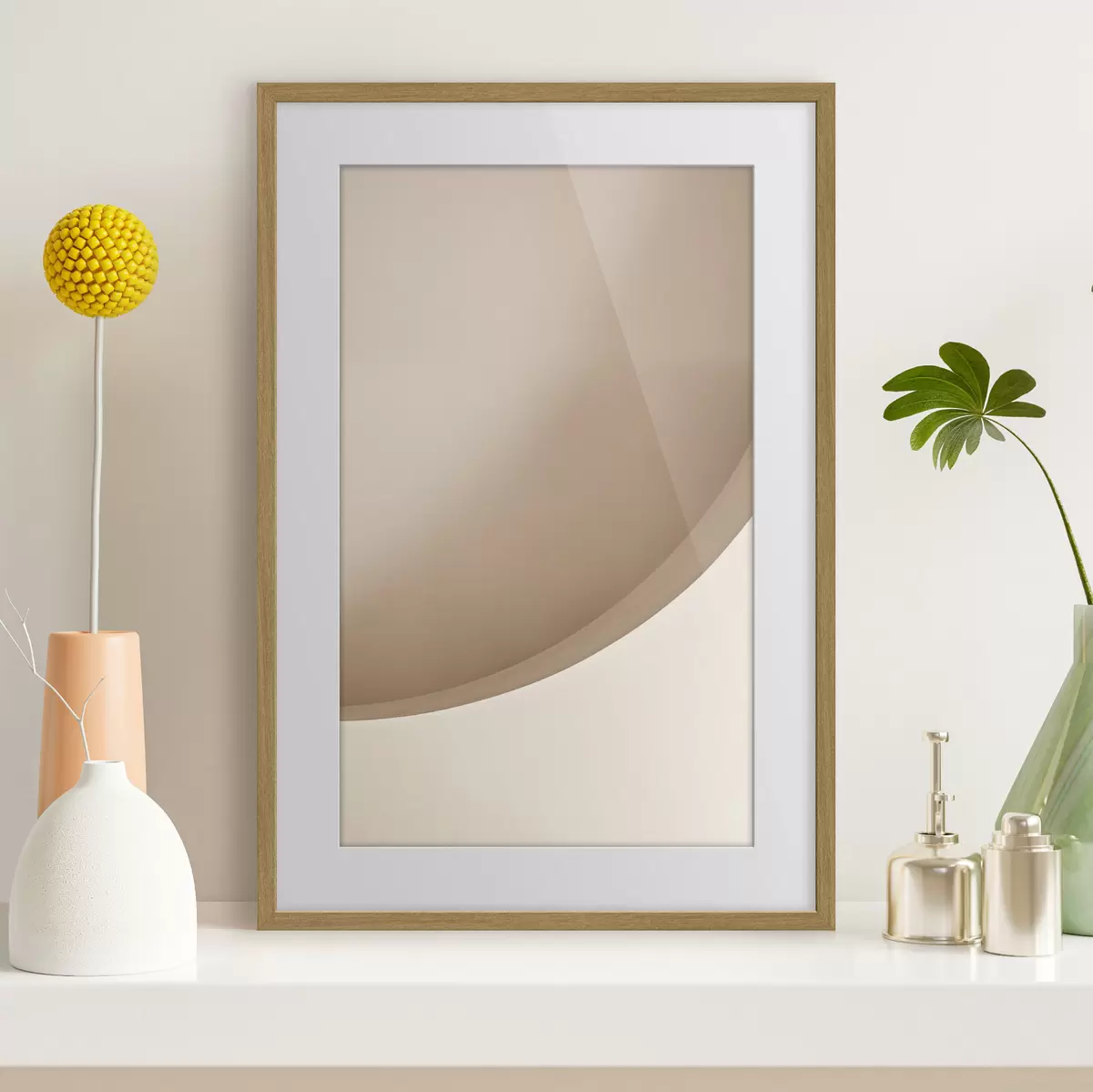 Poster Curva astratta di sabbia f50394