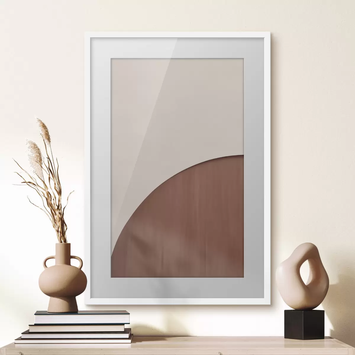 Poster Semicerchio in terracotta f50397