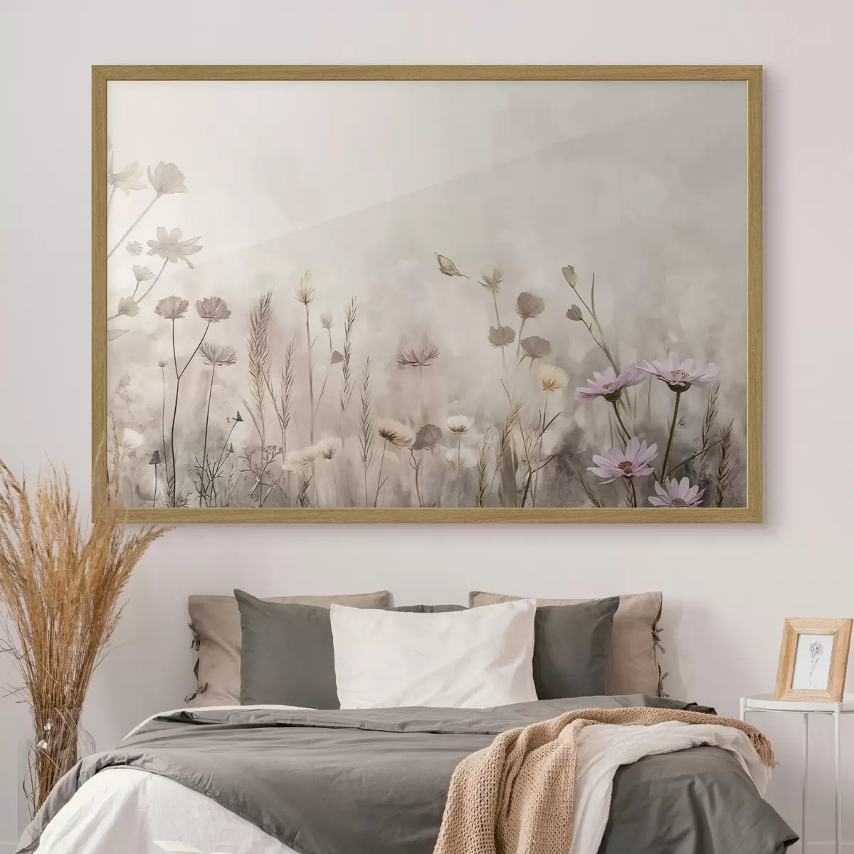 Poster Delicato prato di fiori selvatici f50403