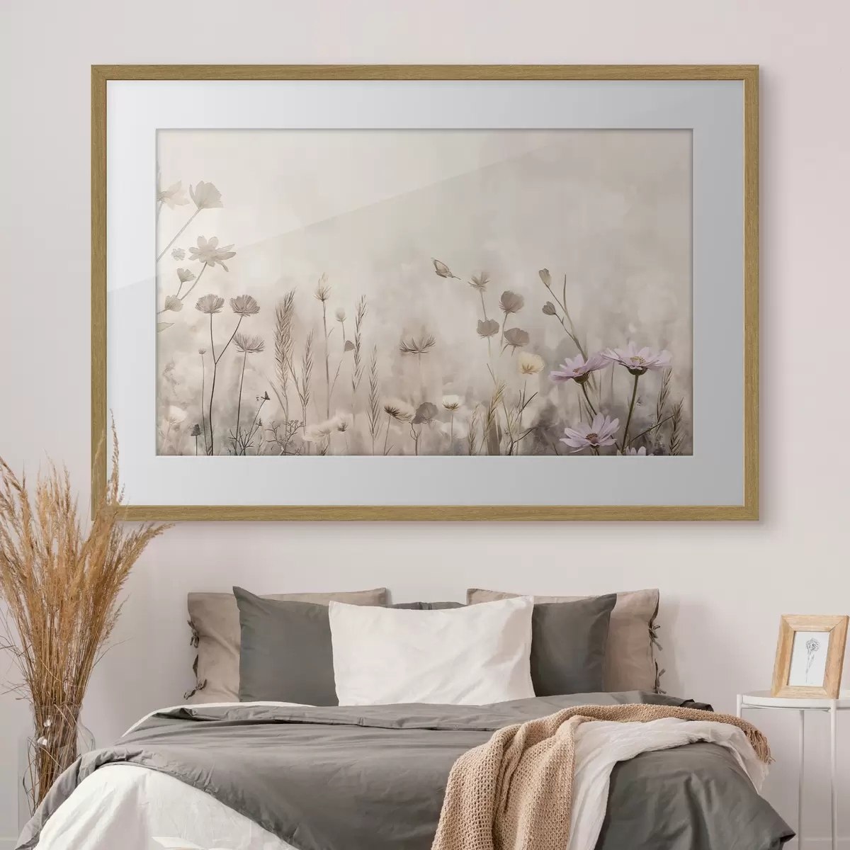 Poster Delicato prato di fiori selvatici f50403