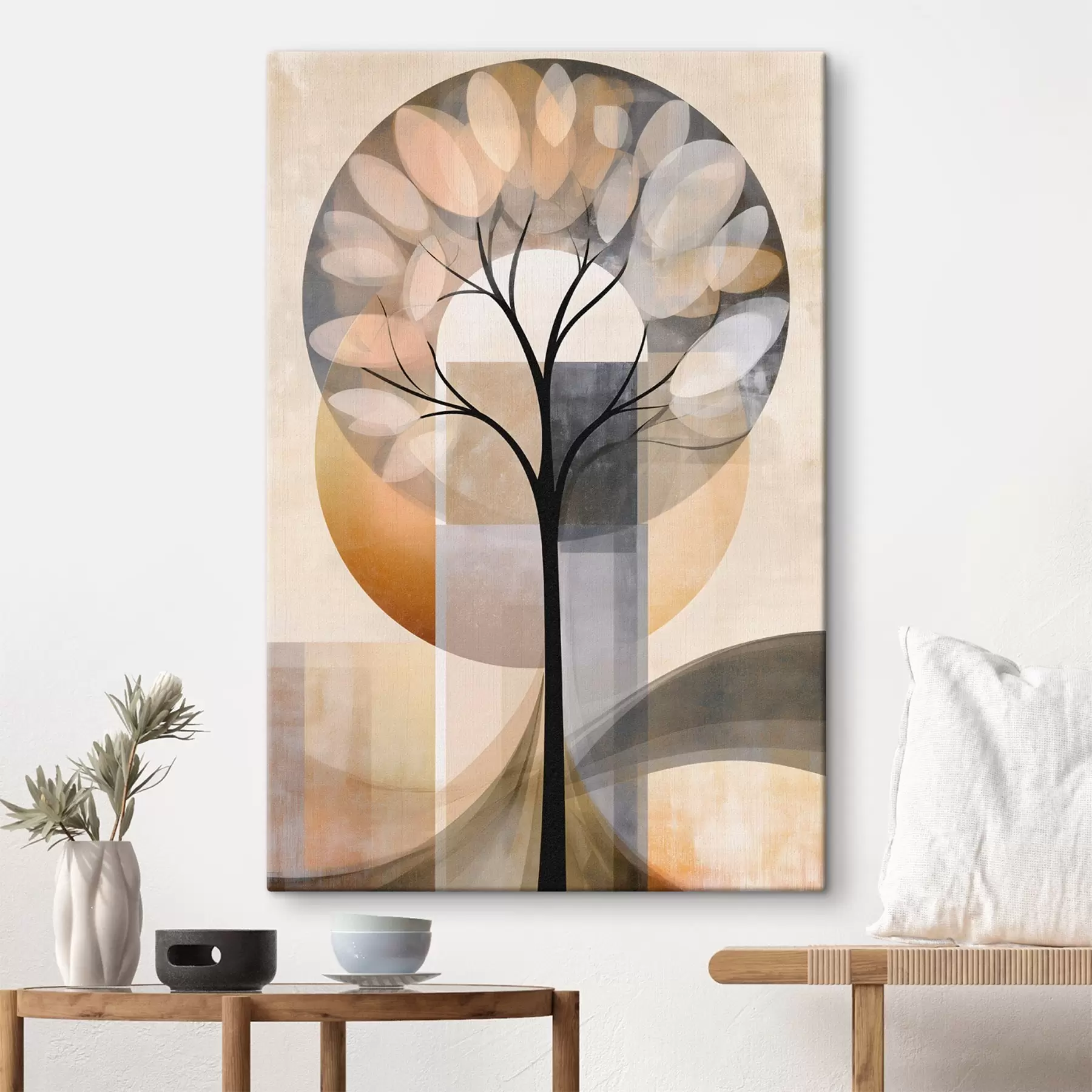 Quadro Un albero astratto in stile scandinavo nr. s50489