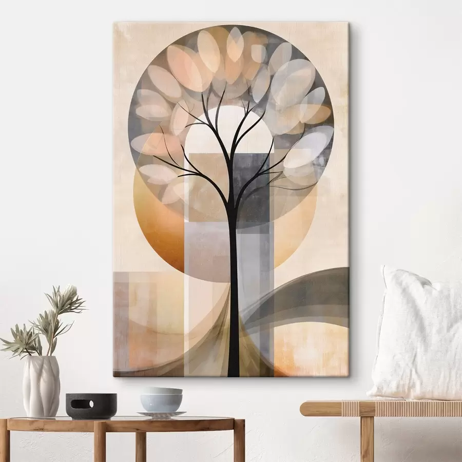 carta da parati Un albero astratto in stile scandinavo nr. s50489