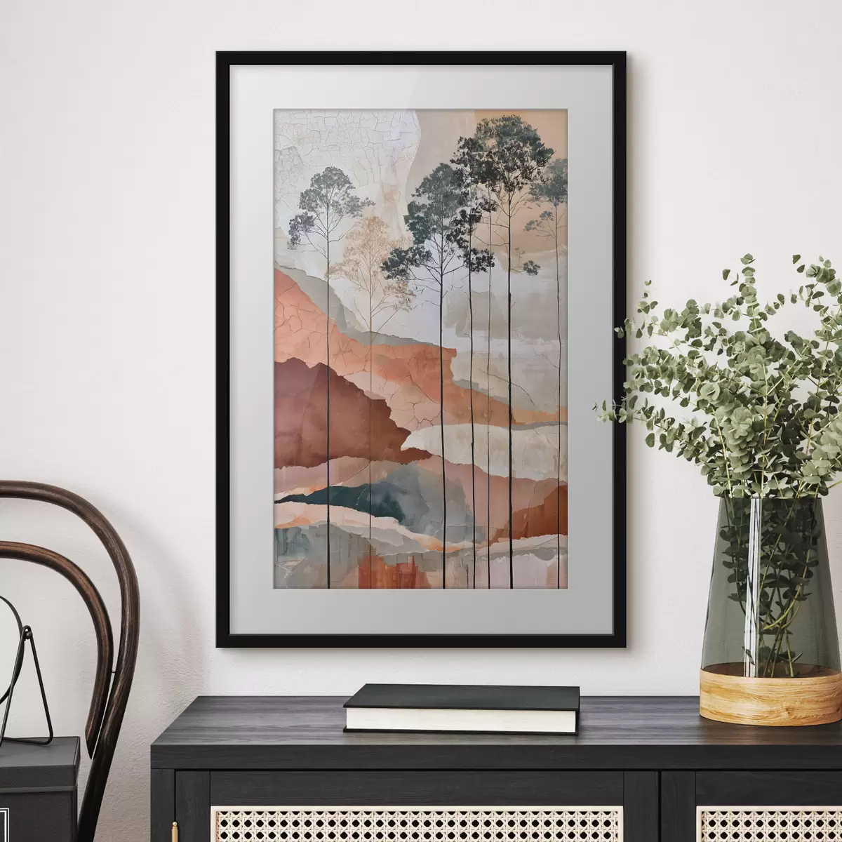 Poster Albero e contrasto f50476