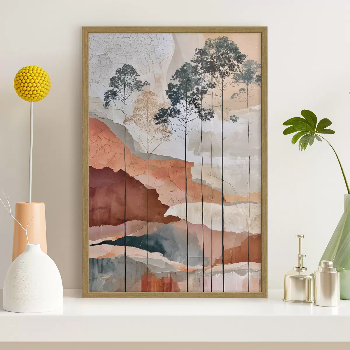 Poster Albero e contrasto f50476