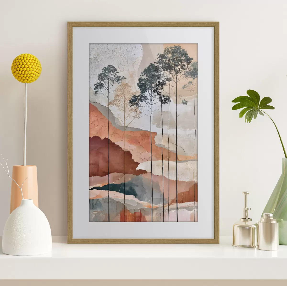 Poster Albero e contrasto f50476