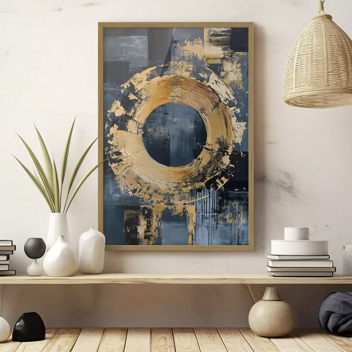 Poster Cerchi e luce f50485