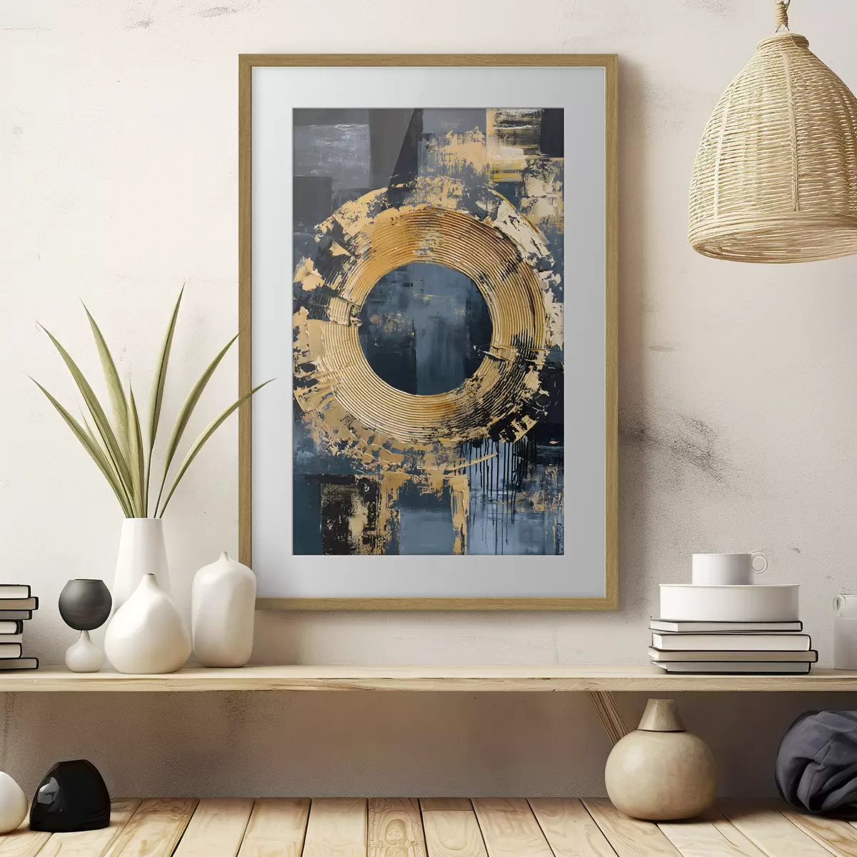 Poster Cerchi e luce f50485