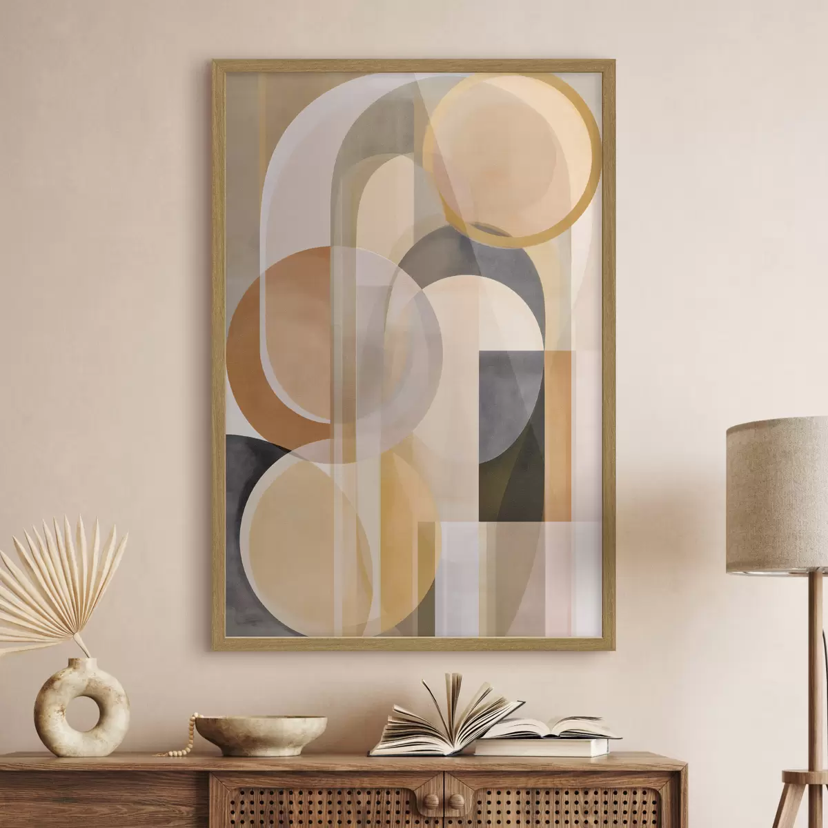 Poster Geometria e morbidezza f50490