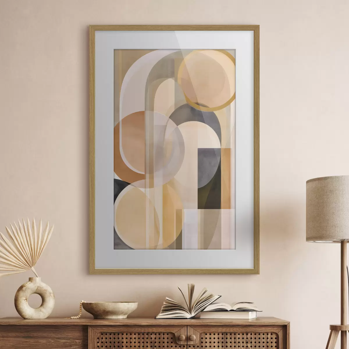 Poster Geometria e morbidezza f50490