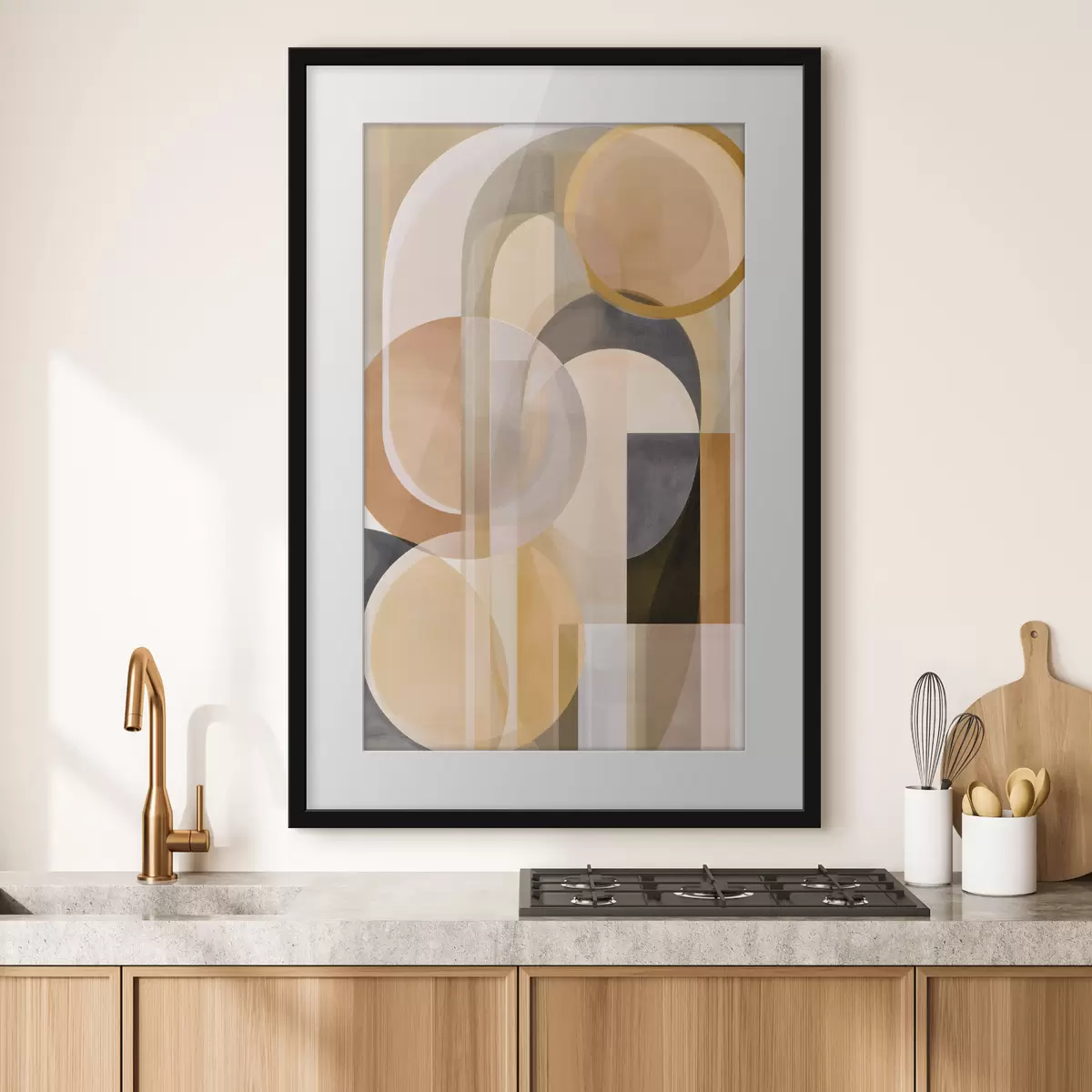 Poster Geometria e morbidezza f50490