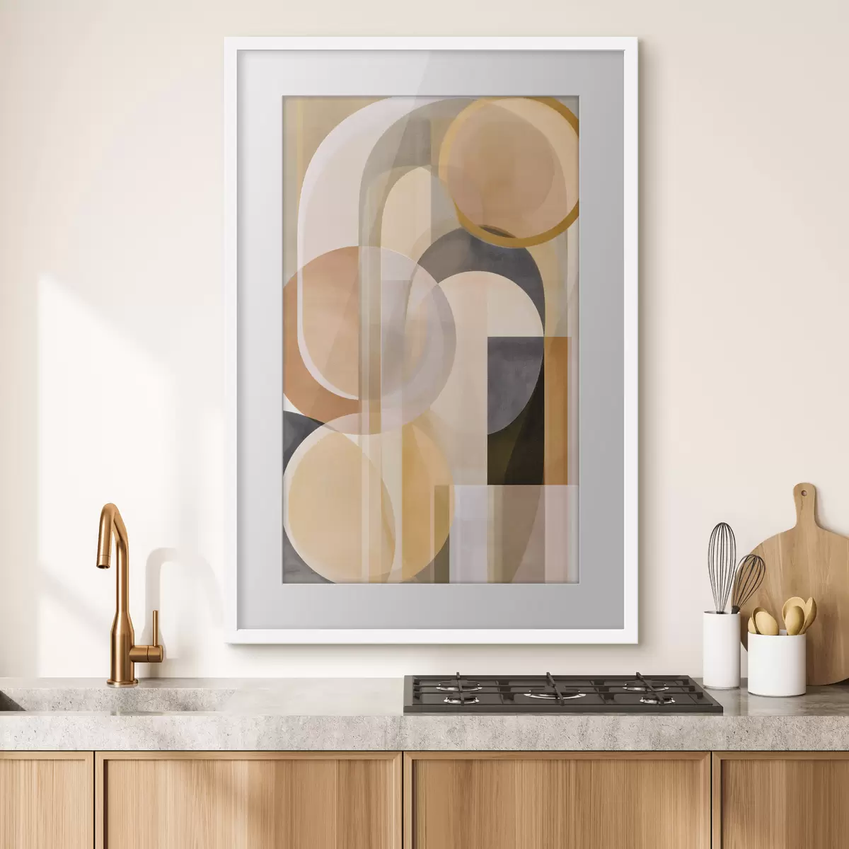 Poster Geometria e morbidezza f50490