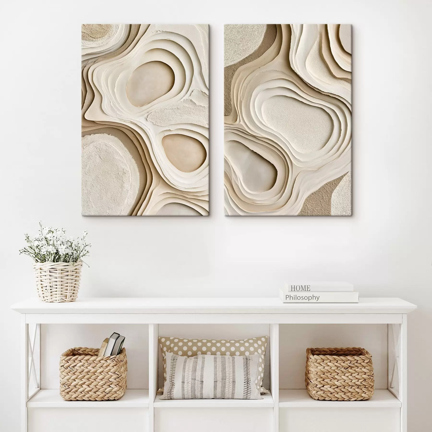 Quadro Texture astratte con effetto a strati nr. m30935