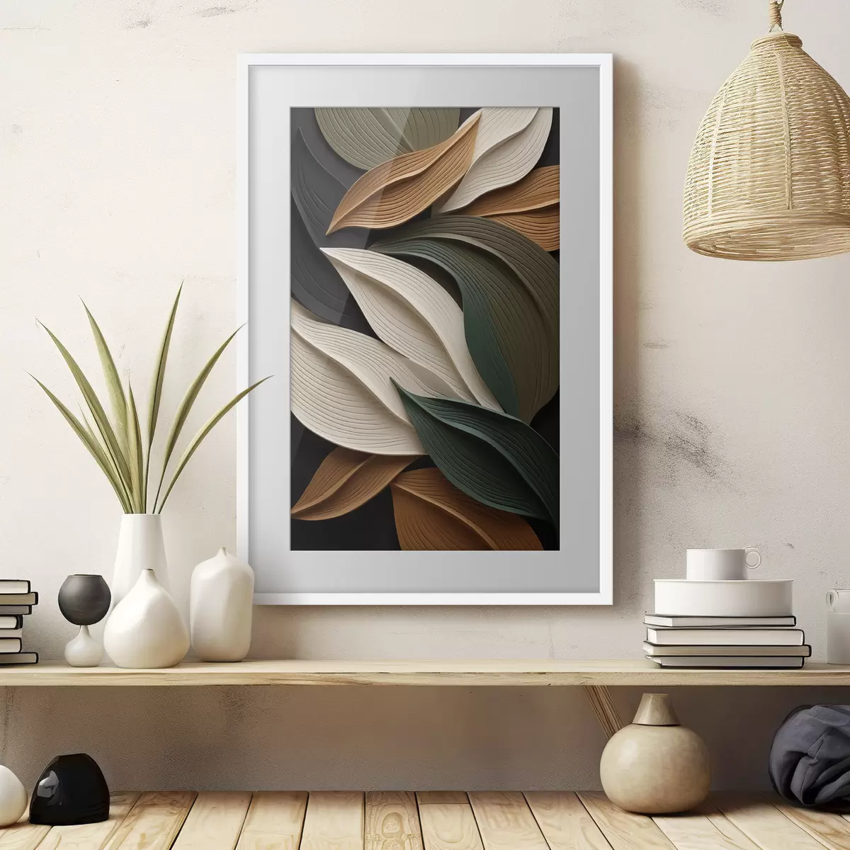 Poster Foglie e devozione f50630
