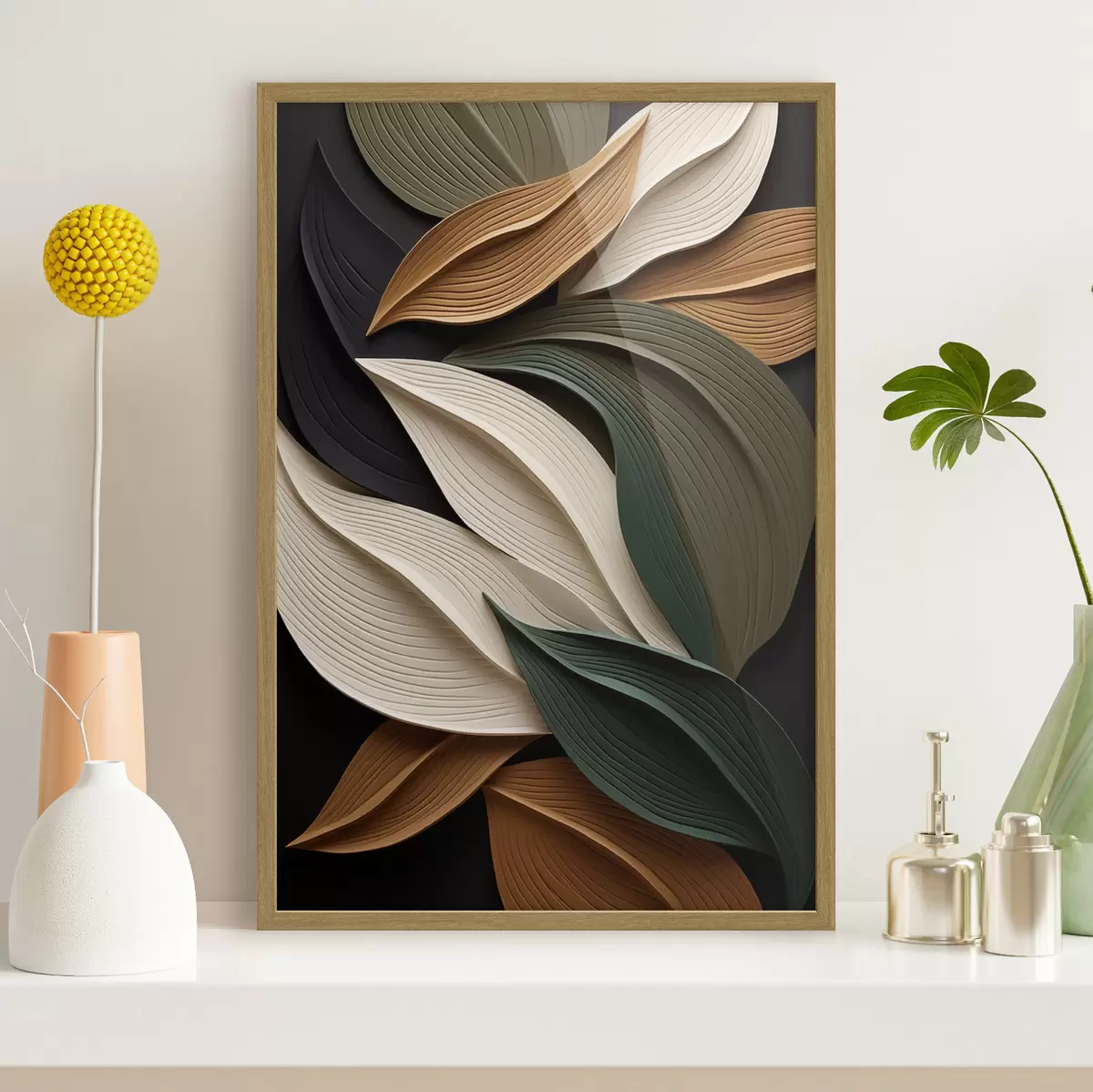 Poster Foglie e devozione f50630