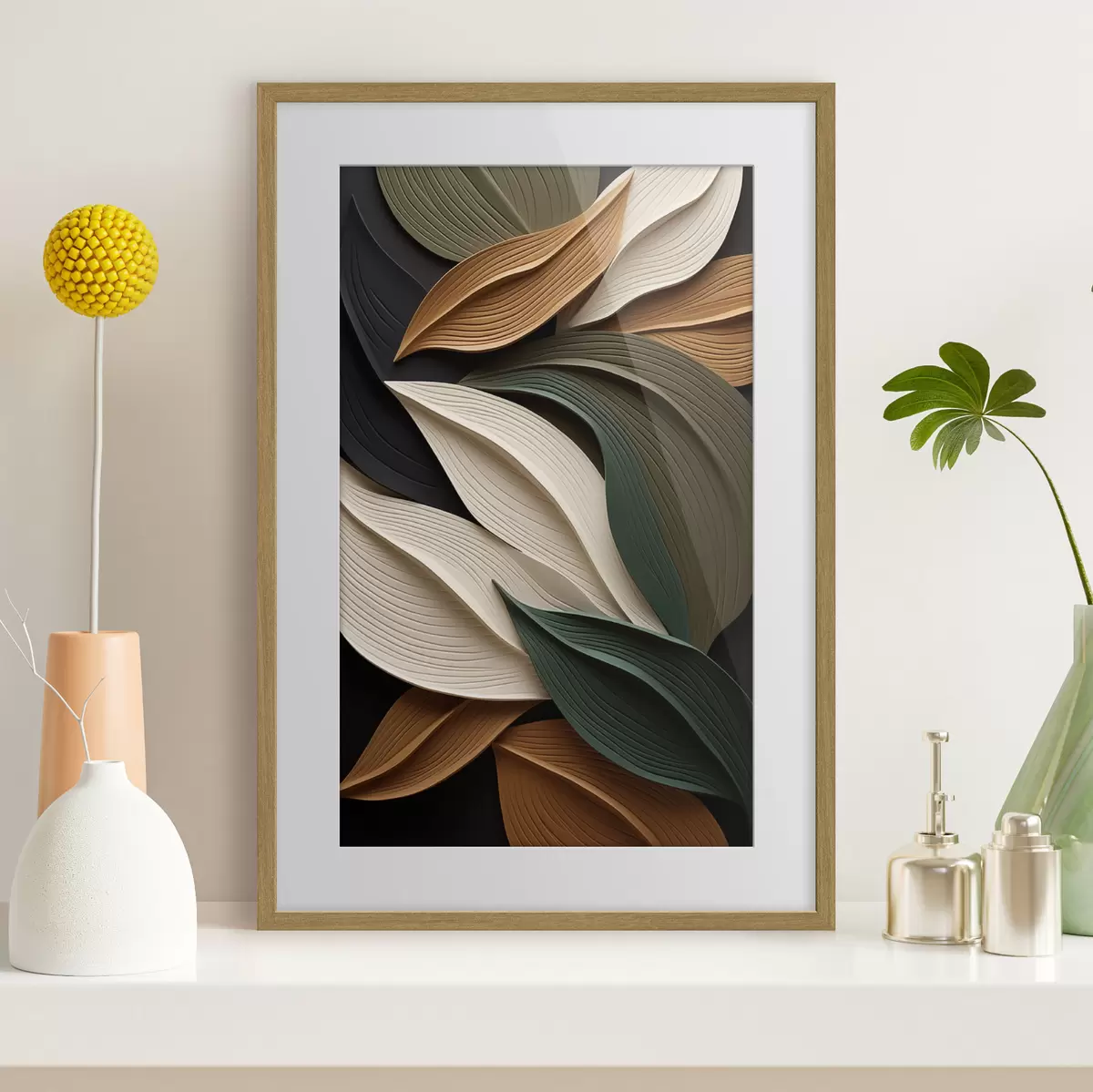 Poster Foglie e devozione f50630
