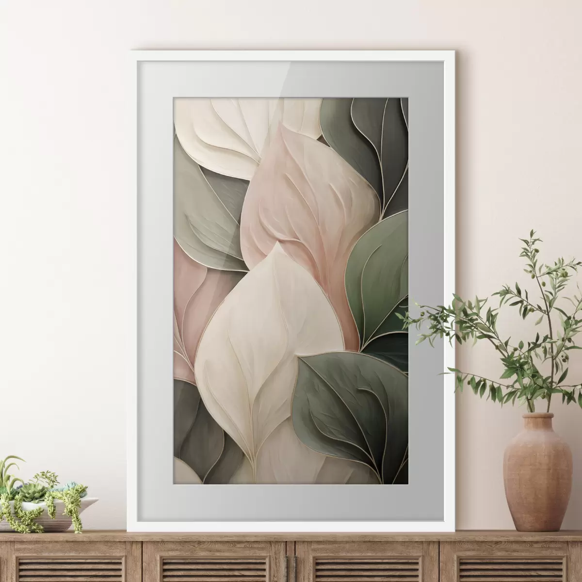 Poster Foglie stilizzate f50668