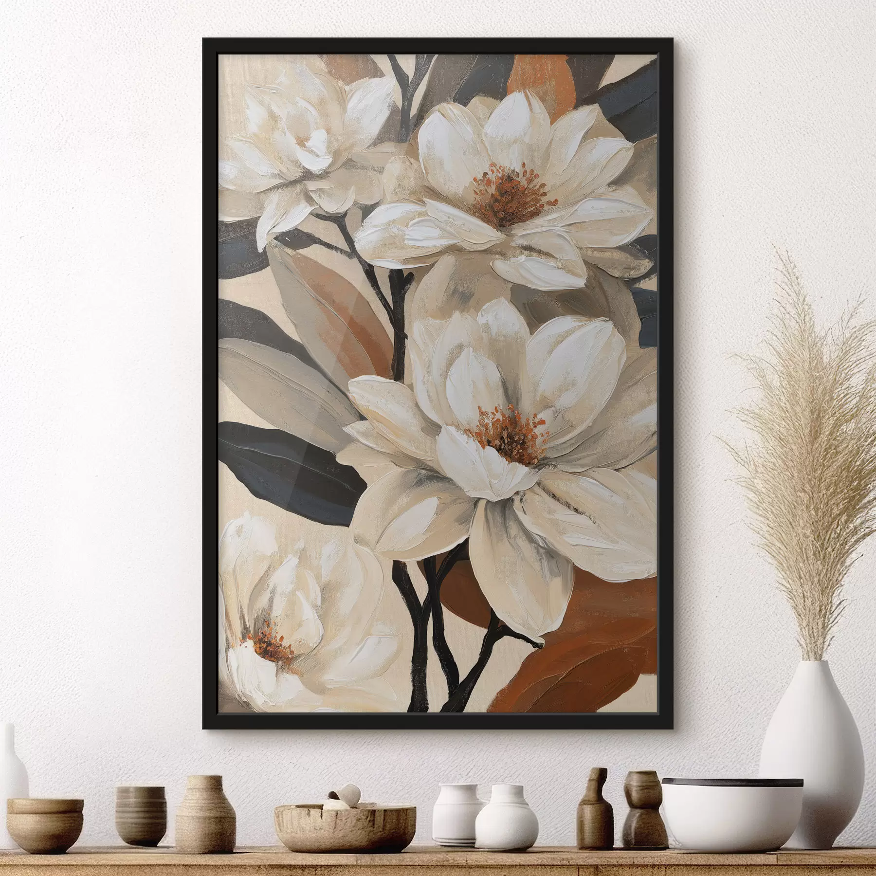 carta da parati Magnolie in stile vintage nr. f50684