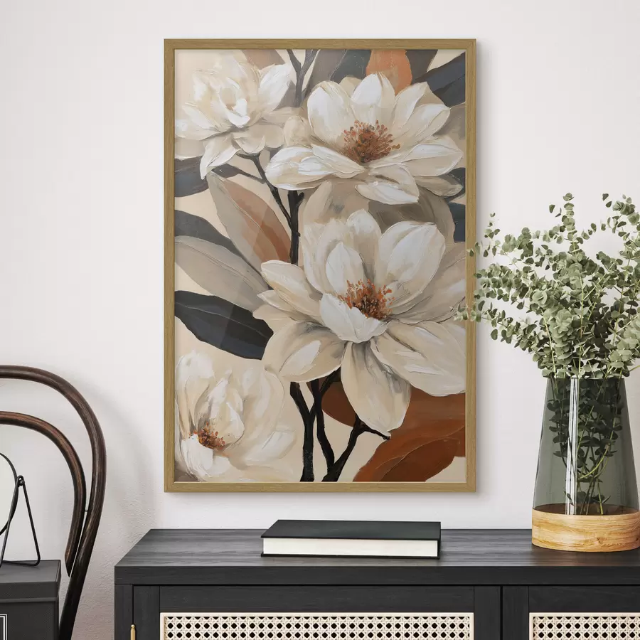 carta da parati Magnolie in stile vintage nr. f50684