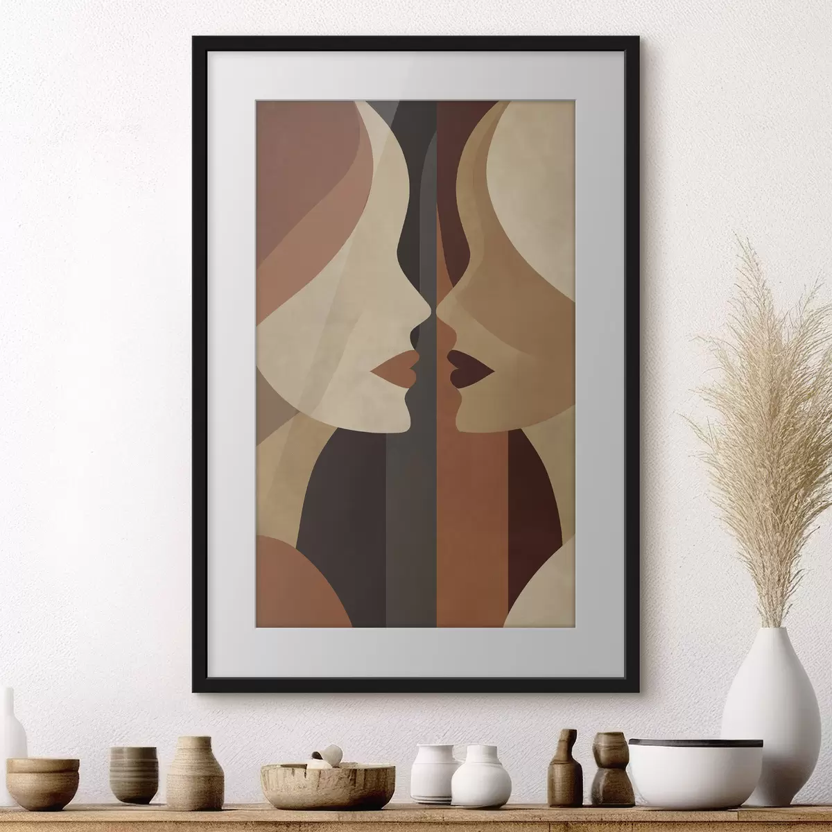 Poster Volti astratti di donne f50775