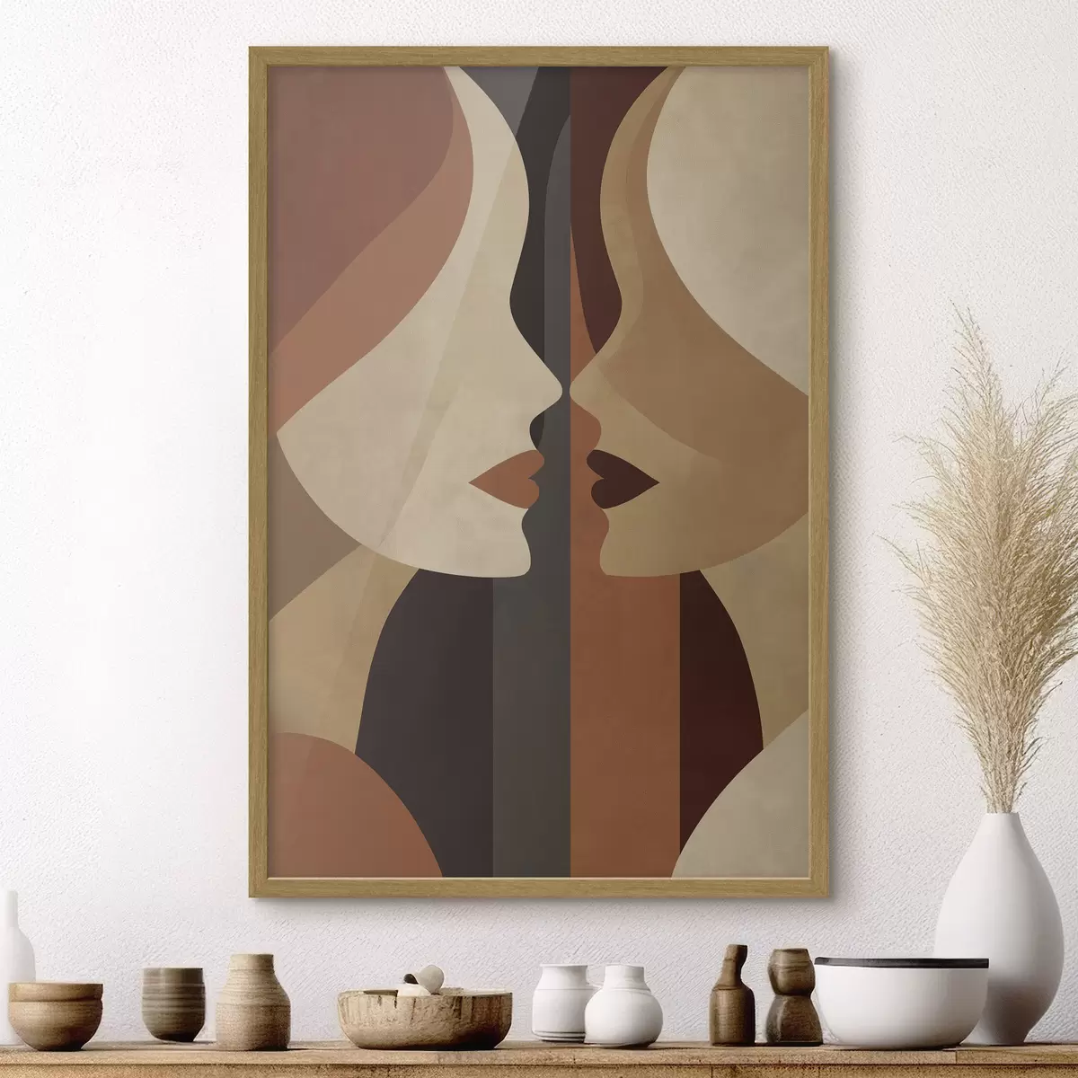 Poster Volti astratti di donne f50775