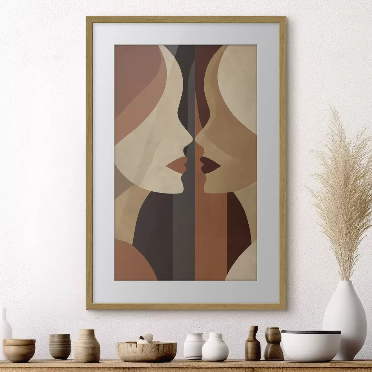 Poster Volti astratti di donne f50775