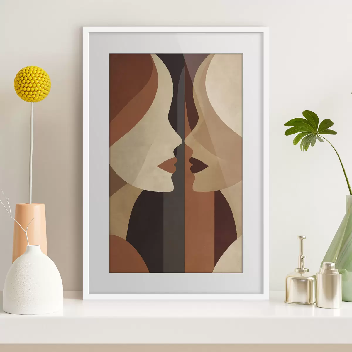 Poster Volti astratti di donne f50775