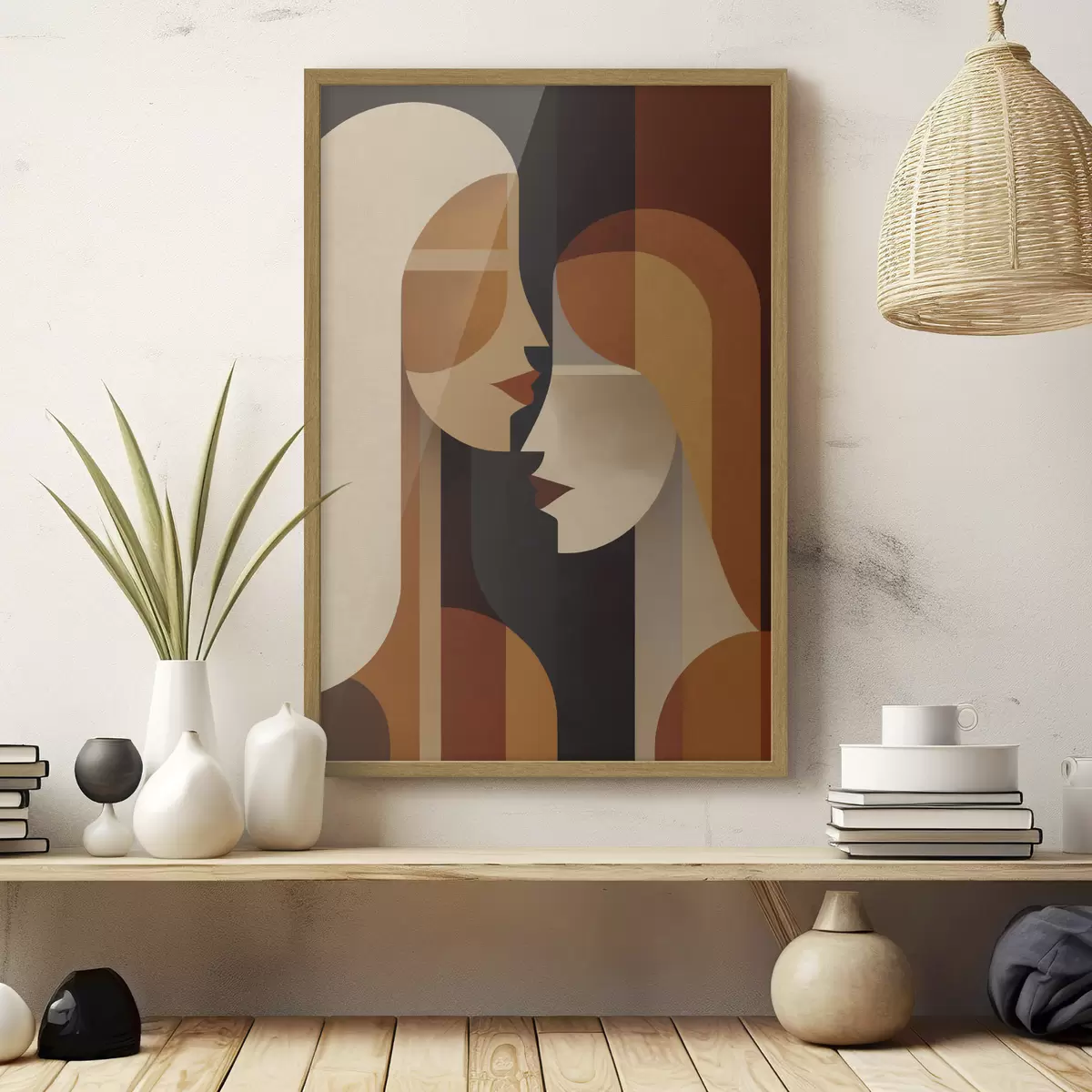 Poster Sagome astratte di donne f50776