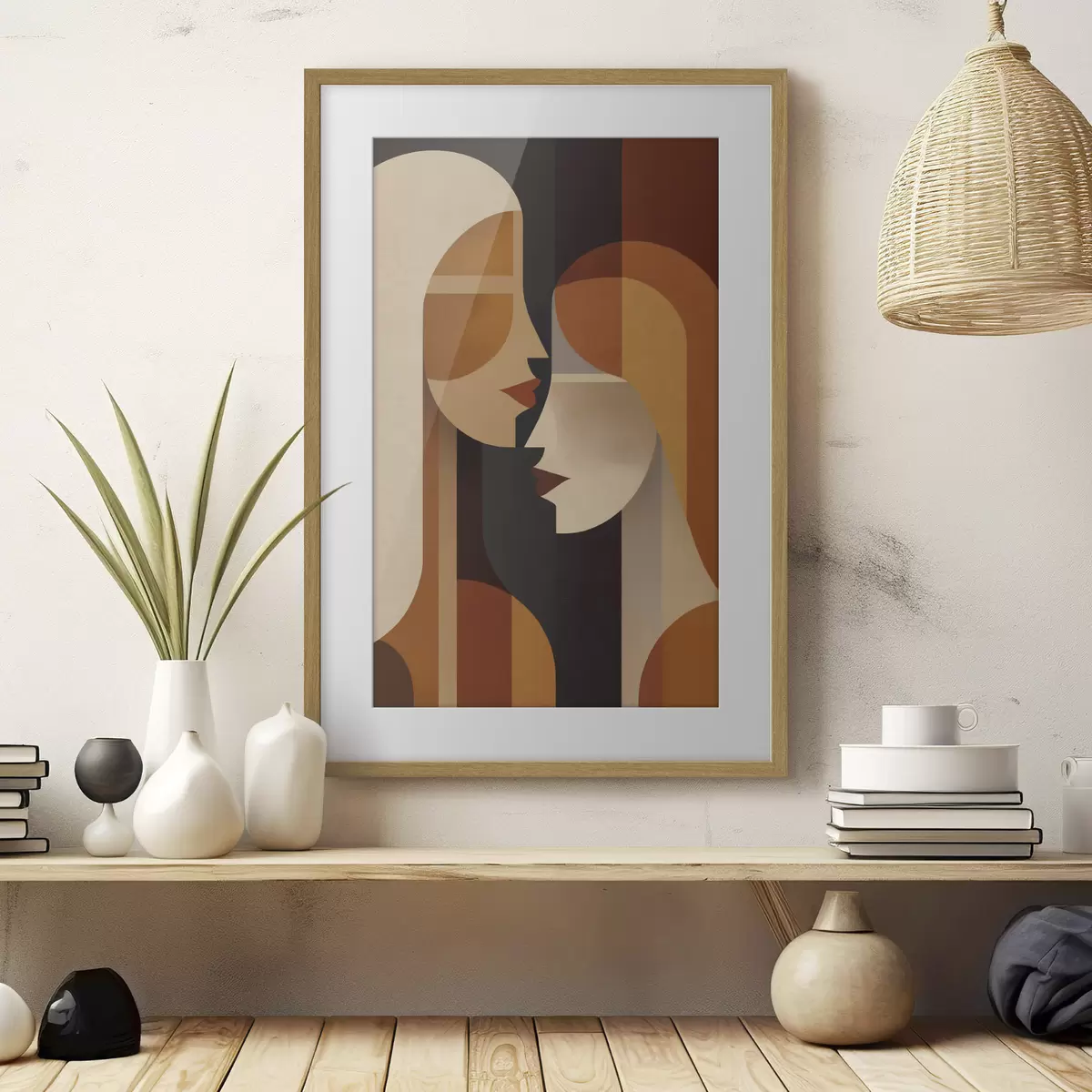 Poster Sagome astratte di donne f50776