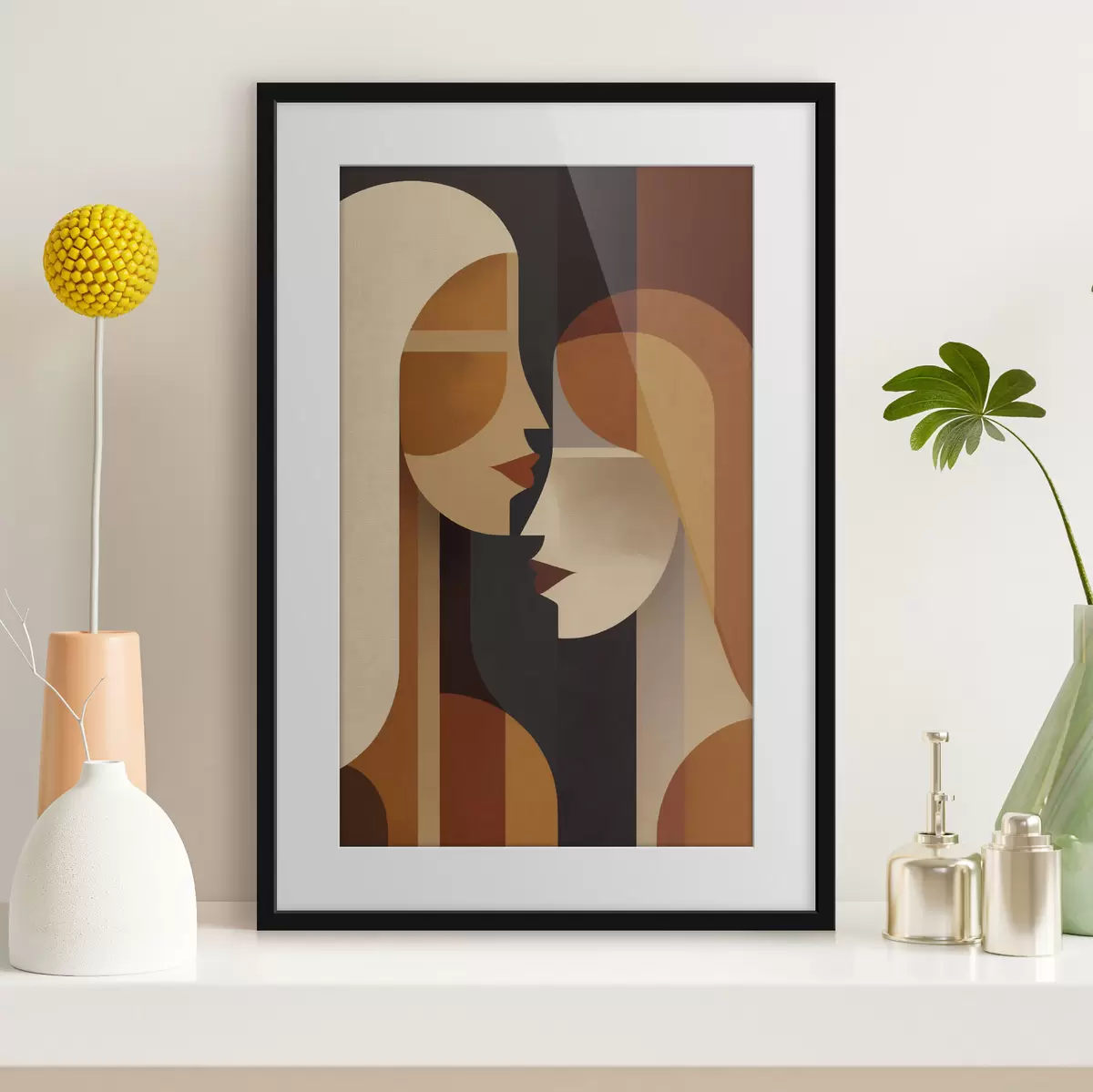 Poster Sagome astratte di donne f50776