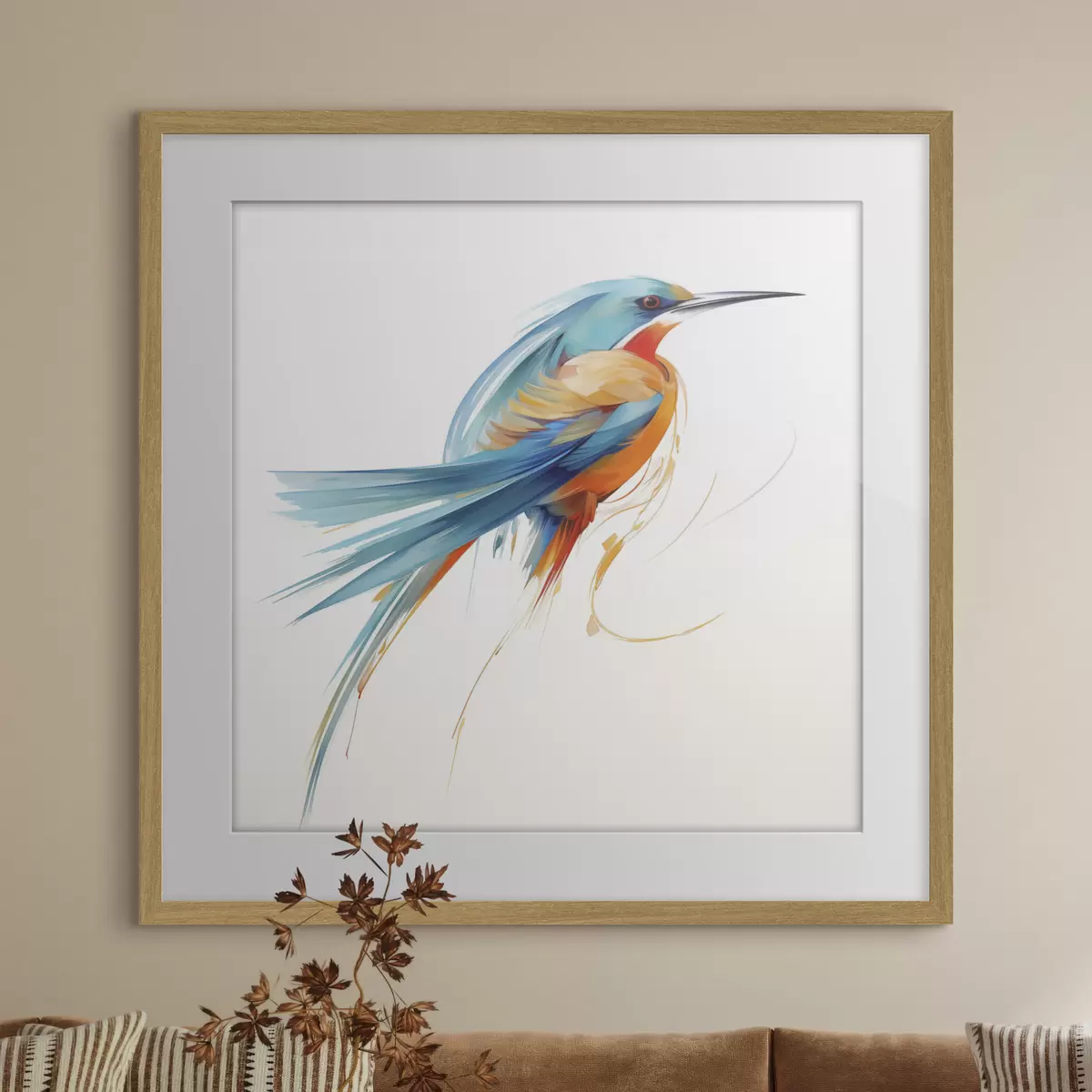 Poster Uccelli e eco f50782