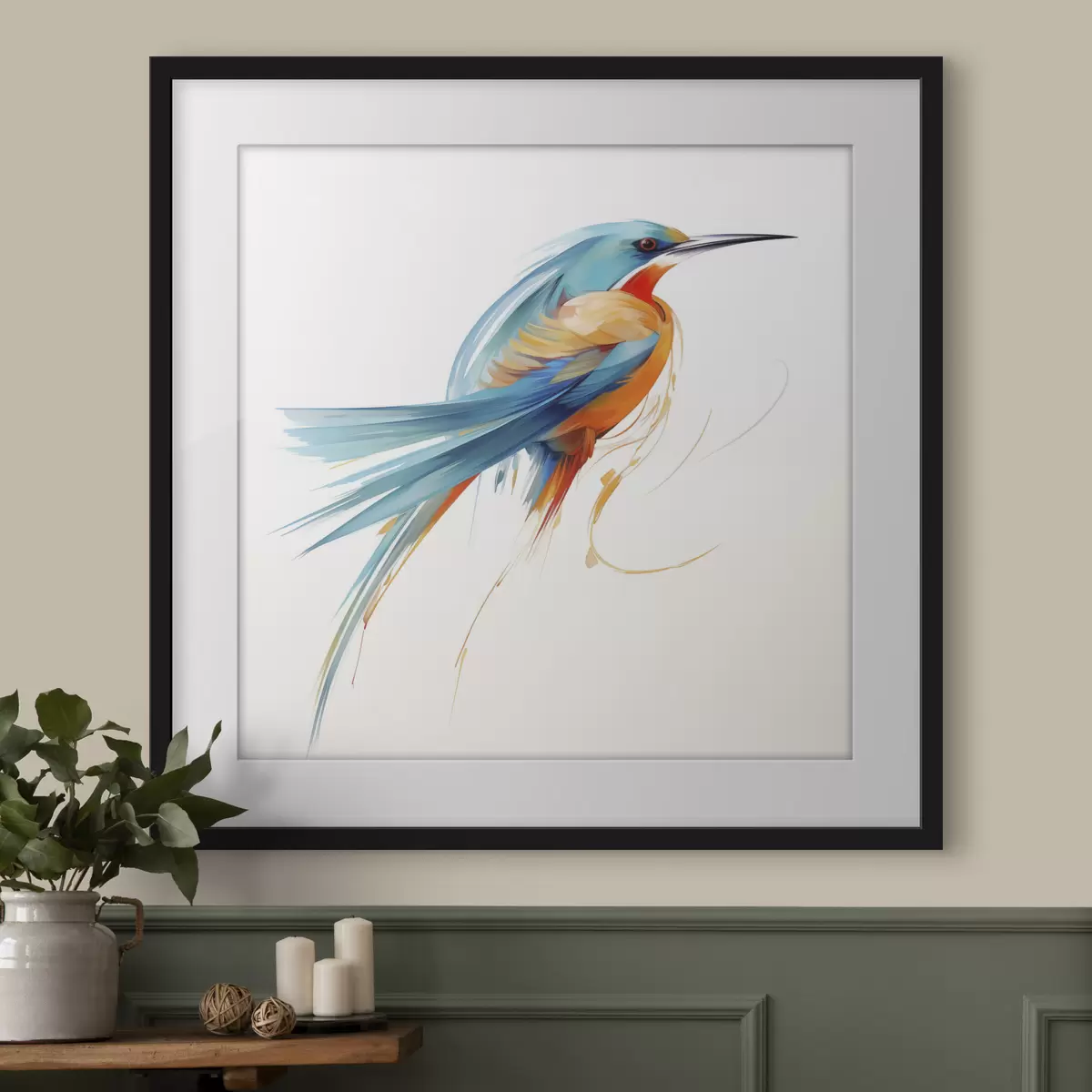Poster Uccelli e eco f50782