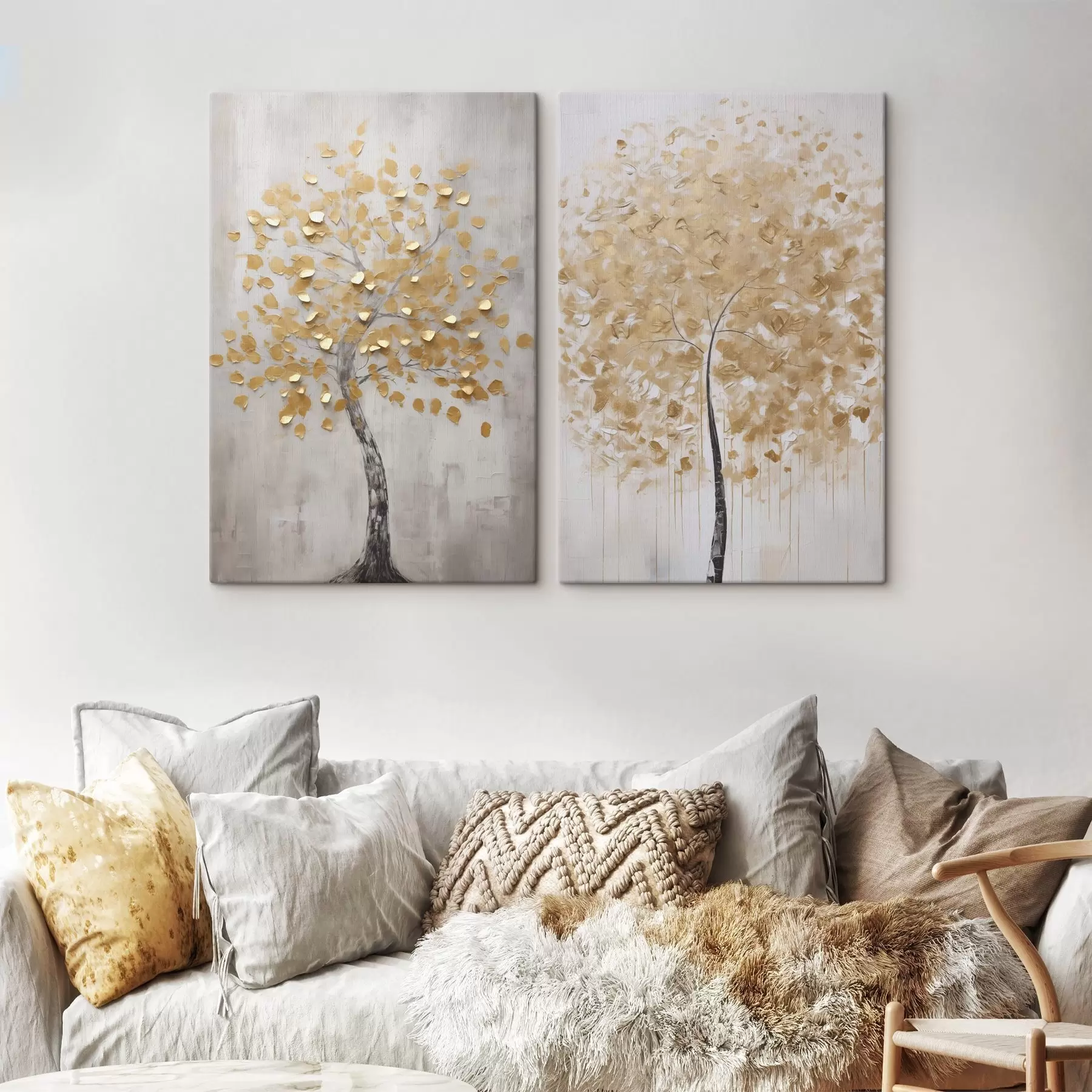 carta da parati Albero astratto, pittura imitativa nr. m31013