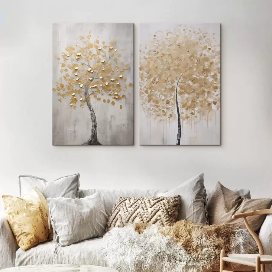 carta da parati Albero astratto, pittura imitativa nr. m31013