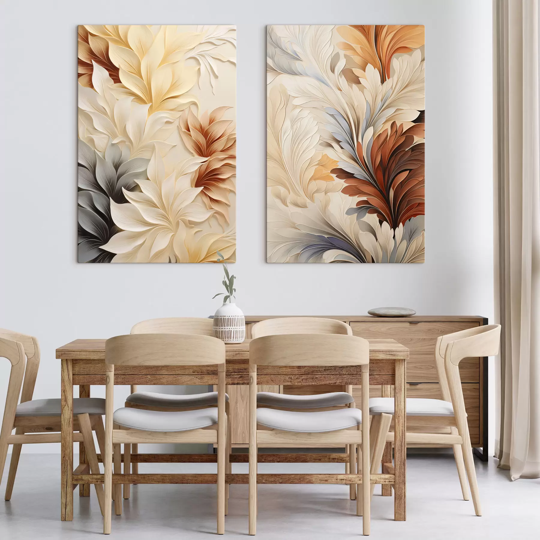 Quadro Foglie astratte nr. m31022