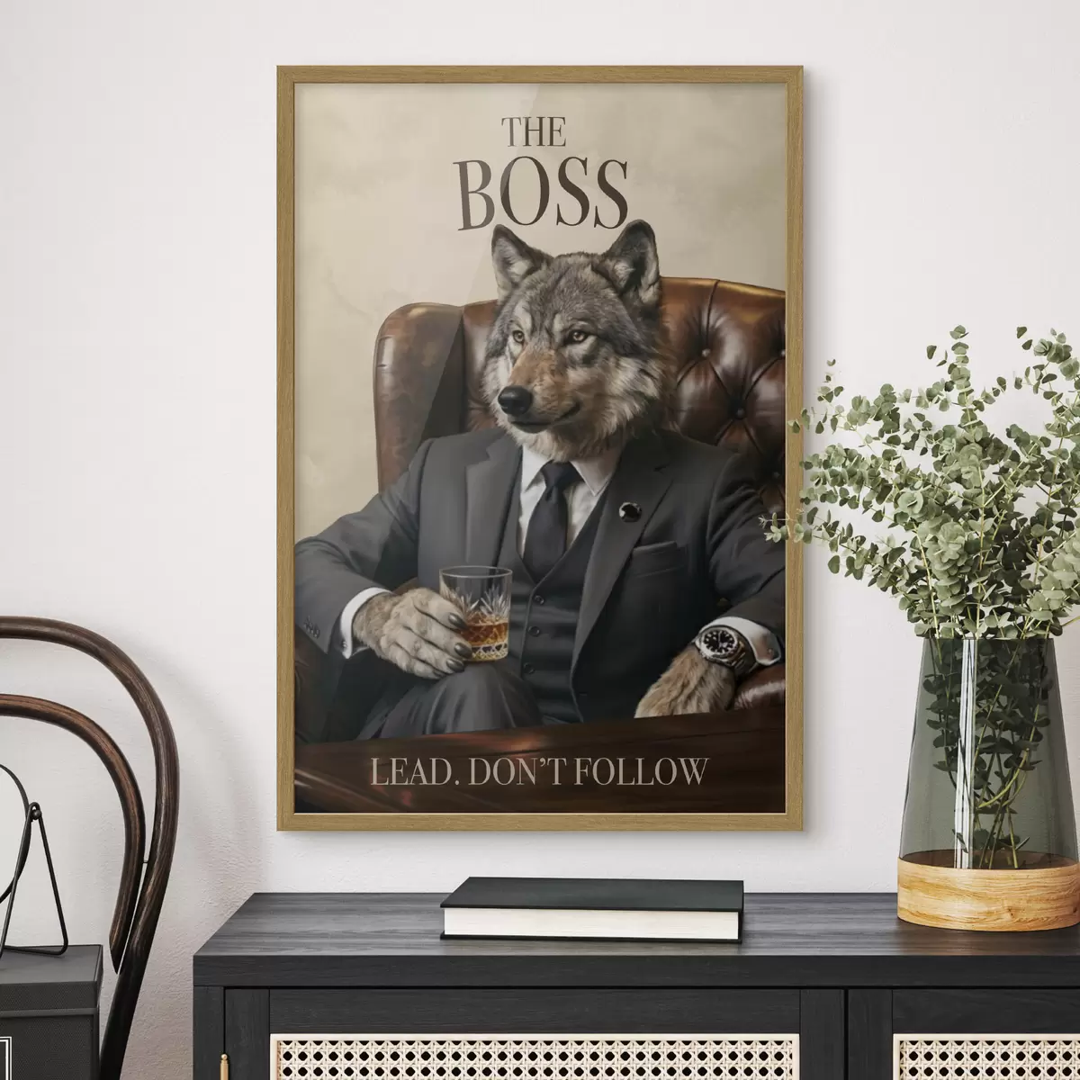 Poster Il lupo in giacca e cravatta f50508