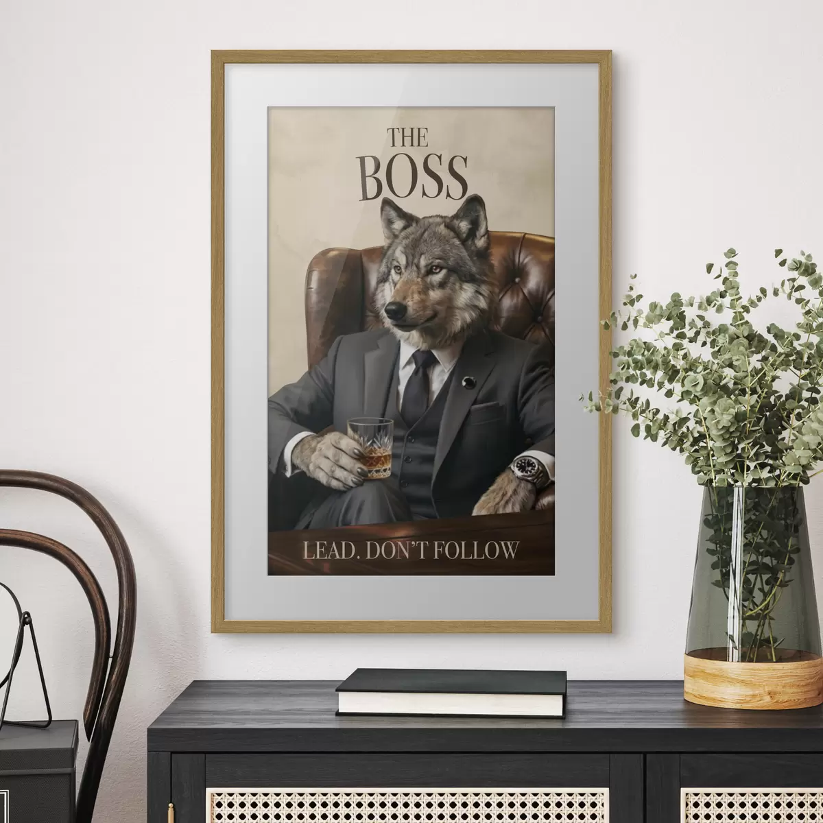 Poster Il lupo in giacca e cravatta f50508