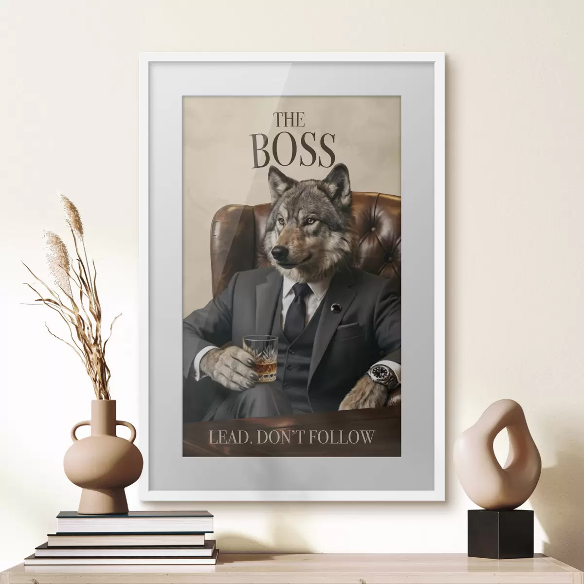 Poster Il lupo in giacca e cravatta f50508
