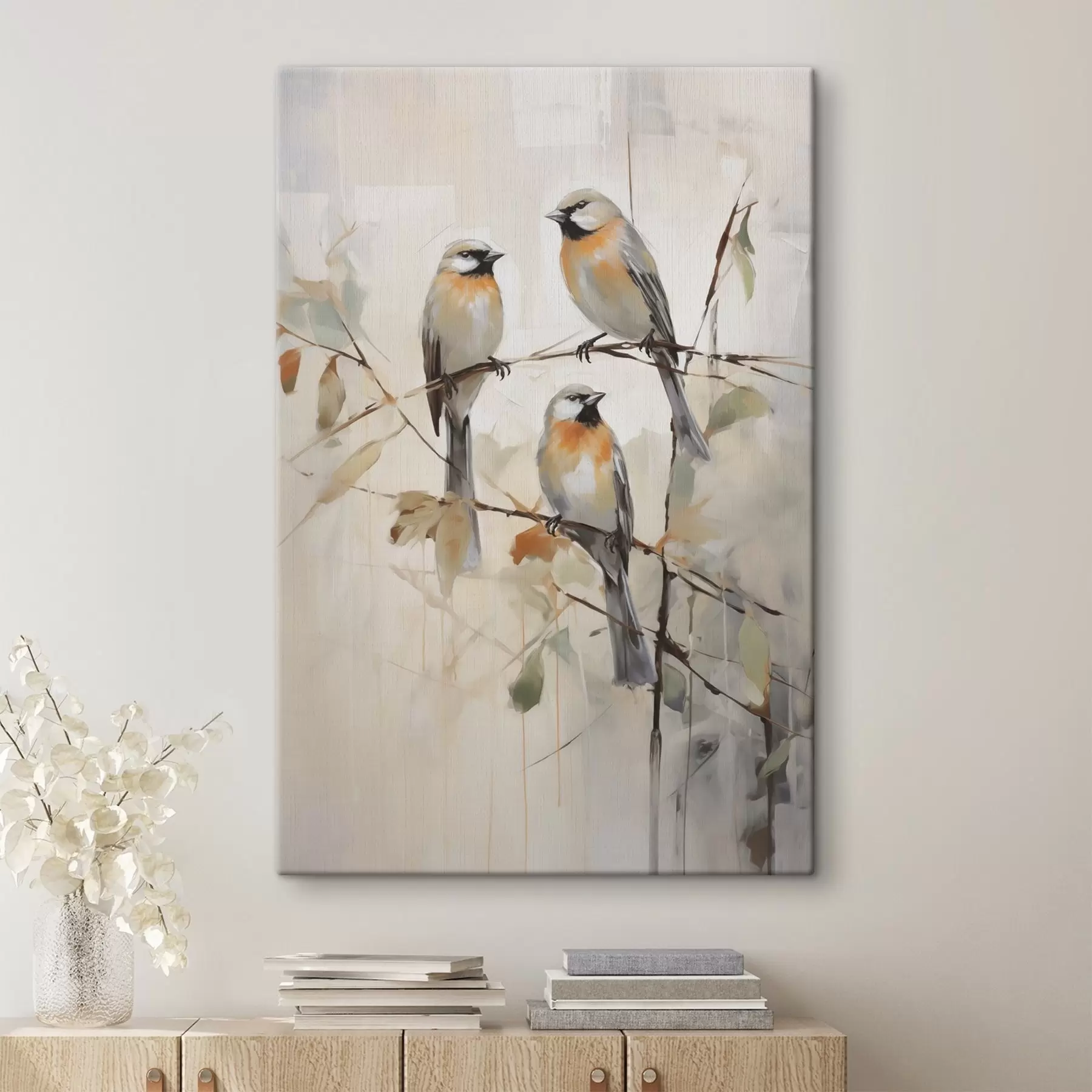 Quadro Uccellini, dipinto in stile imitativo nr. s50839