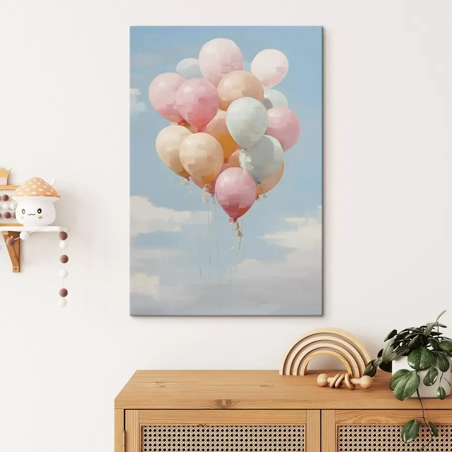 carta da parati Palloncini, imitazione di un dipinto nr. s50854