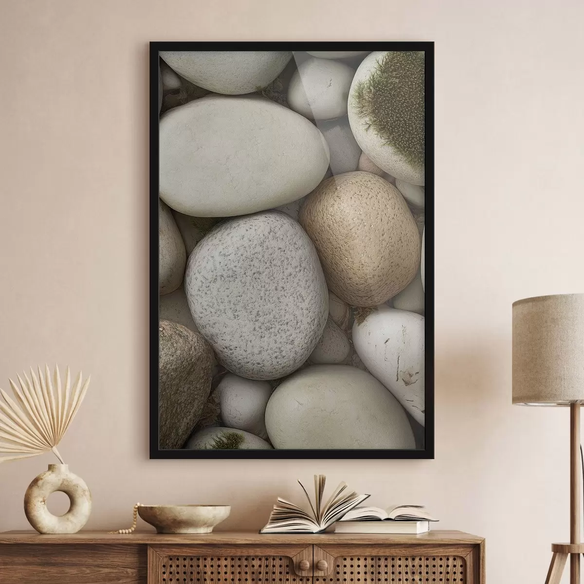 Poster Ciottoli di mare e armonia termale f50759